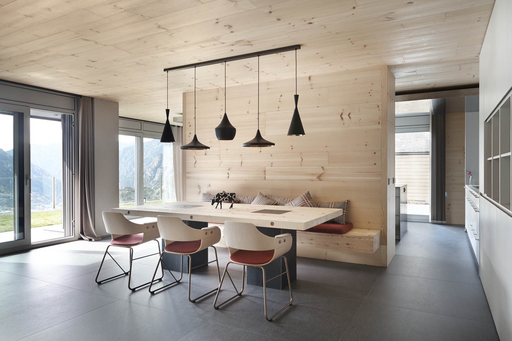 Inspiration in interior architecture with timber wood