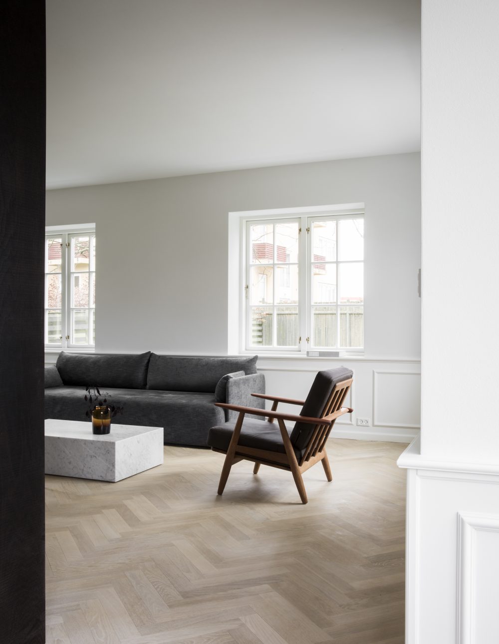 Minimalist style restoration of a historic villa in Copenhagen - PH House by Norm Architects